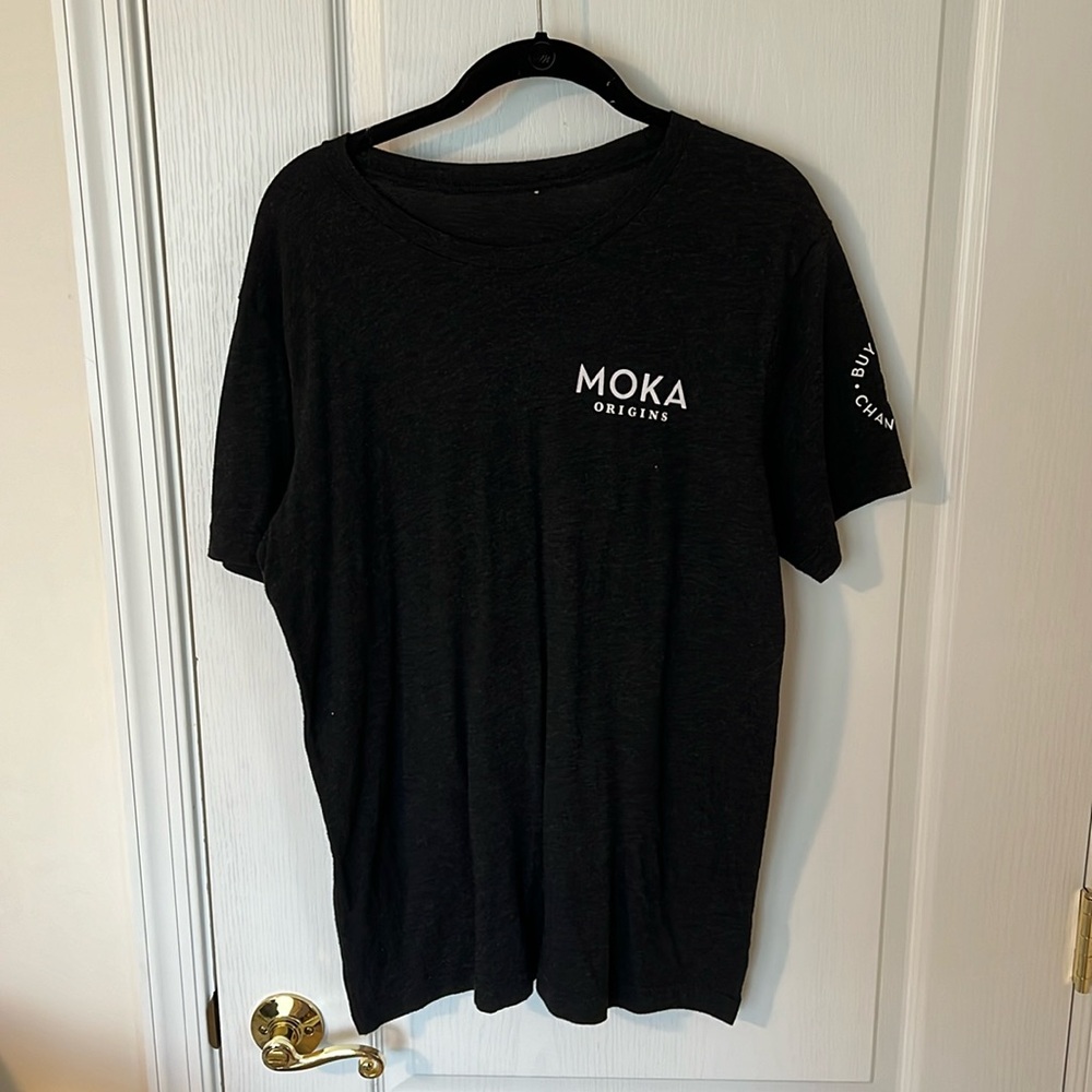 Large coffee company t shirt